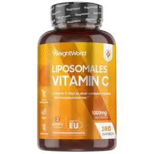 Liposomales Vitamin C WeightWorld, 180 vegane Kapseln