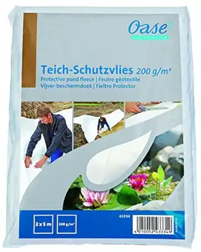 Die beste Teichvlies Oase 43334 Folienunterlagen 200 g/m², 2 x 5 m, weiß 2026 Test Bestseller Teichvlies Oase 43334 Folienunterlagen 200 g/m², 2 x 5 m, weiß