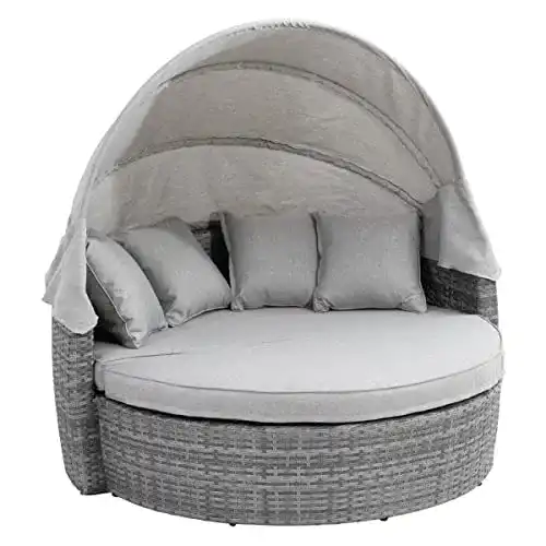 Sonneninsel Greemotion Bali, Lounge-Insel aus Polyrattan