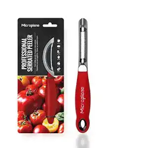 Tomatenschäler Microplane Profi-Schäler gezahnte Doppelklinge