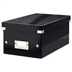 Schuhkarton Leitz Click & Store DVD Aufbewahrungsbox, schwarz