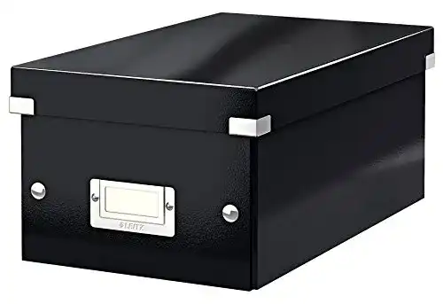 Schuhkarton Leitz Click & Store DVD Aufbewahrungsbox, schwarz