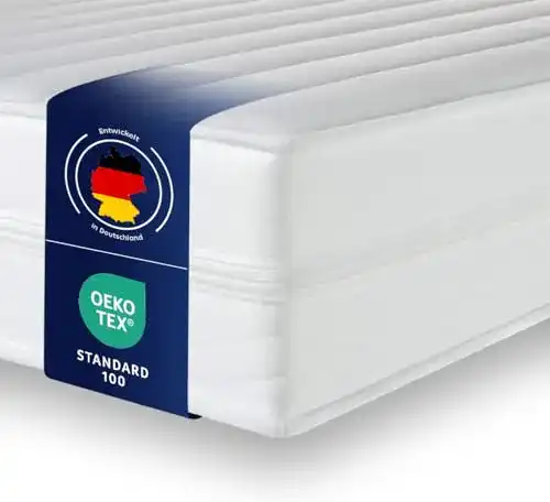 Matratze 90×200 H2 Träumegut24, K12 Orthopädische 7-Zonen