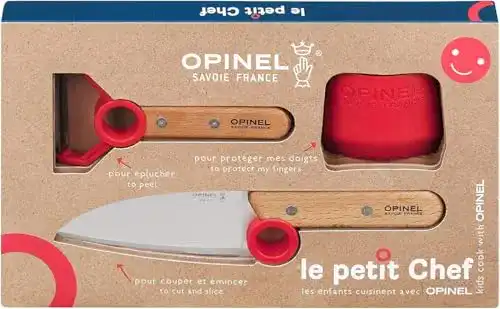 Opinel-Küchenmesser Opinel Le petit Chef, Kinder Kochmesser Set