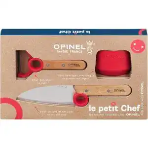 Kindermesser Opinel Le petit Chef, Kinder Kochmesser Set, 3 teilig