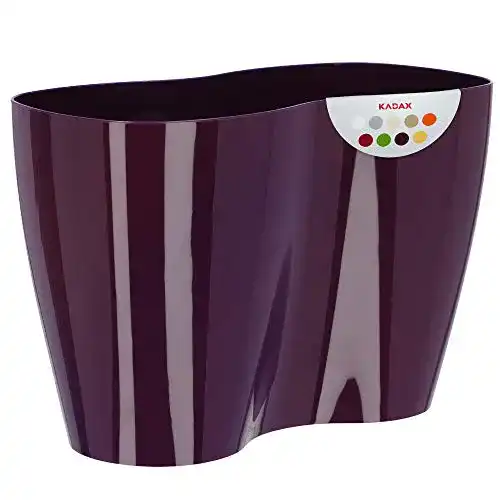 Orchideentopf KADAX Blumentopf für Innen, 23,5 x 12 cm, Violett