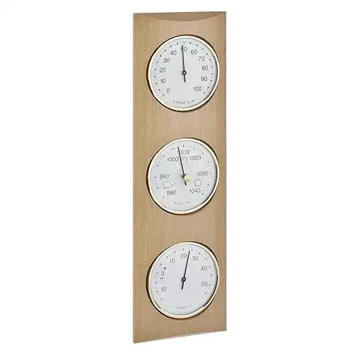 Die beste Analoge Wetterstation TFA Dostmann, aus Massivholz 2026 Test Bestseller Analoge Wetterstation TFA Dostmann, aus Massivholz
