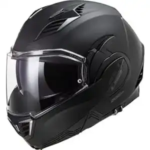 LS2-Helm LS2 Herren Valiant II Full Motorrad Helm, Schwarz Matt