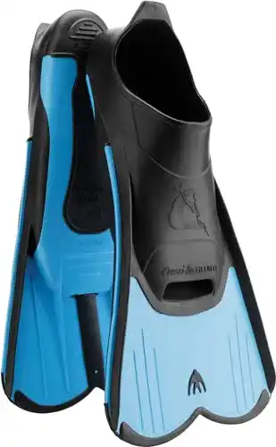 Cressi-Flossen Cressi, Unisex Schwimm Flossen Light, Blau