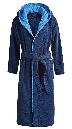 Bademantel Unisex Egeria Cairo dark blue Bademantel Schalkragen