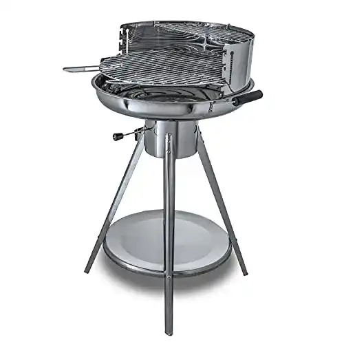 Holzkohlegrill ACTIVA Edelstahl Holzkohle Rundgrill “Ibiza”