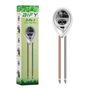Bodentester BIFY ,3 in 1 für Feuchtigkeit/Sonnenlicht/pH-Tester