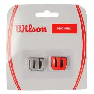 Tennisschläger-Dämpfer Wilson Logo-Vibrationsdämpfer, 2er Pack