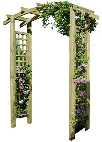 Rosenbogen Gartenpirat Eingangspergola 160x62x220 cm Pergola