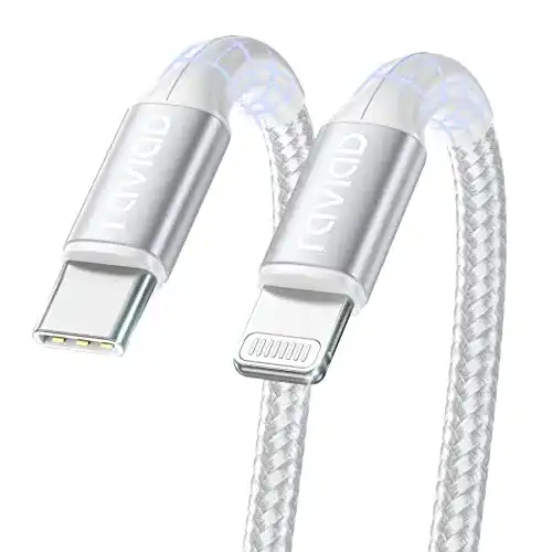 Lightning-auf-USB-C-Kabel RAVIAD USB C auf Lightning Kabel 1M