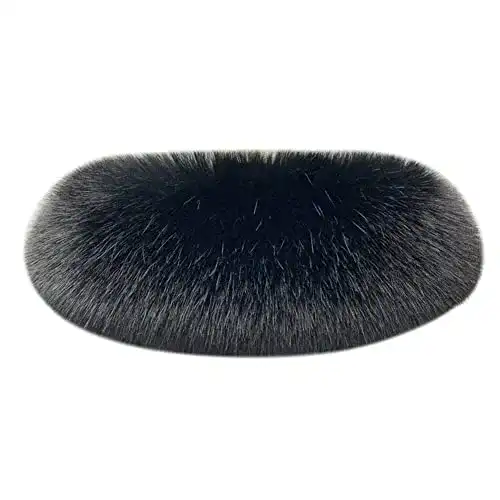 Pelzkragen Uposao Damen, Fellkragen Waschbär Wintermantel