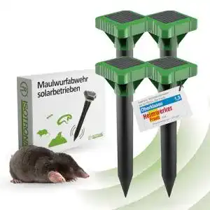 Maulwurfschreck (solar) ISOTRONIC Maulwurfvertreiber Solar 4er