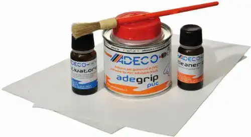 Schlauchboot-Kleber Adeco Schlauchboot Reparaturset Profi PVC