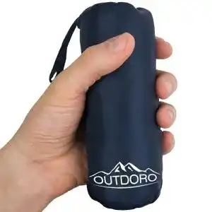 Hüttenschlafsack Outdoro , Ultra-Leichter Reise-Schlafsack, dünn