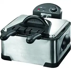 Doppelfritteuse Clatronic FR 3195 Doppel-Kaltzonen-Fritteuse, 4 L