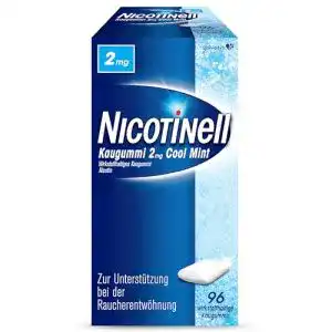 Nikotinkaugummi Nicotinell Cool Mint 2 mg, 96 St