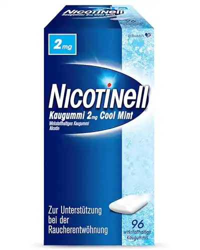 Nikotinkaugummi Nicotinell Cool Mint 2 mg, 96 St
