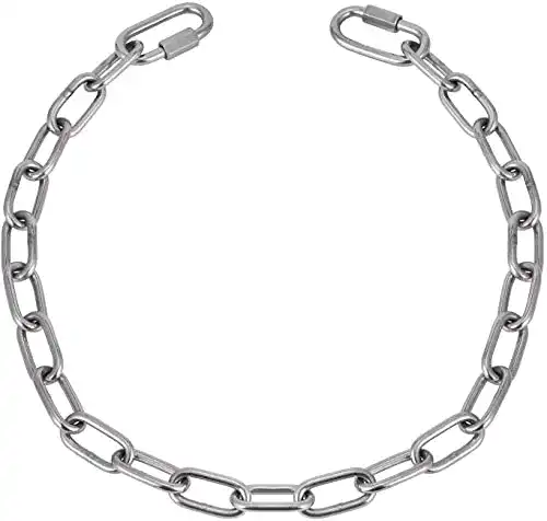 Die beste Stahlkette KWOKWEI Rund, 1 Meter V4A Edelstahl, 2 Karabiner 2026 Test Bestseller Stahlkette KWOKWEI Rund, 1 Meter V4A Edelstahl, 2 Karabiner