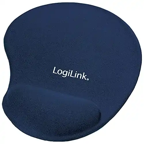 Mauspad mit Gelkissen LogiLink mit Silikon Gel Handauflage