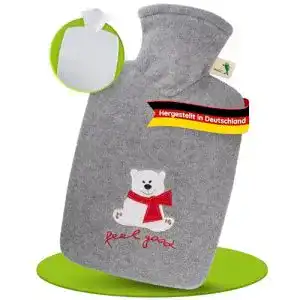 Hugo-Frosch-Wärmflasche Hugo Frosch Klassik 1,8 l Fleecebezug