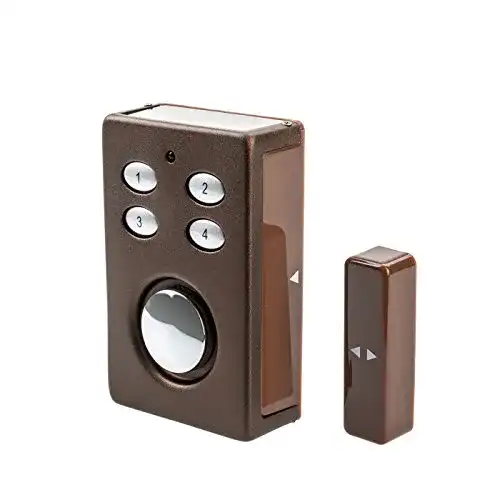 Fensteralarm Kobert-Goods SP65 braun drahtlos 130 db-Sirene