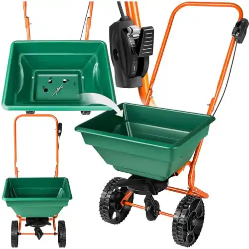 Streuwagen TecTake 402424 mit 25 Liter Fassungsvermögen