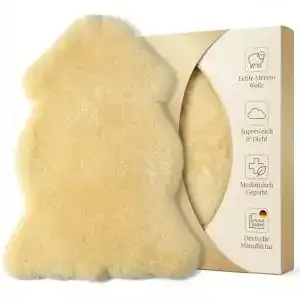 Schaffell LANABEST Super-großes Lammfell 3XL 110+. Echtes