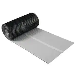 Kaminanschlussband Parotec 3D Strukturiertes Aluminium