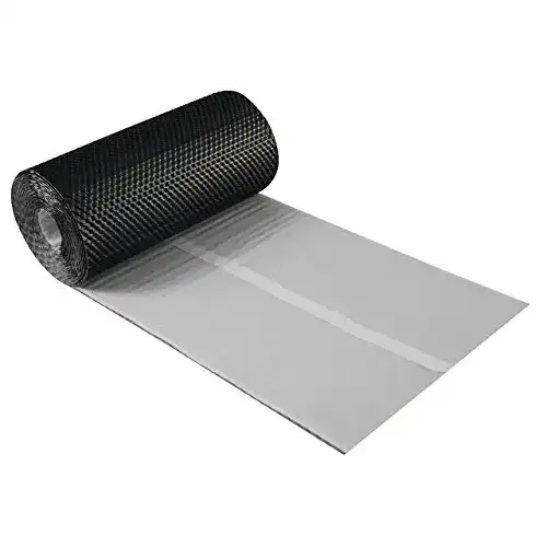 Kaminanschlussband Parotec 3D Strukturiertes Aluminium