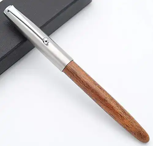Jinhao-Füller czxwyst JINHAO 51A aus Holz Stahlkappe Pfirsichholz