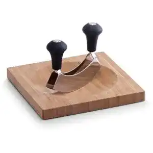 Wiegemesser mit Brett ZELLER PRESENT SCHÖNER LEBEN.