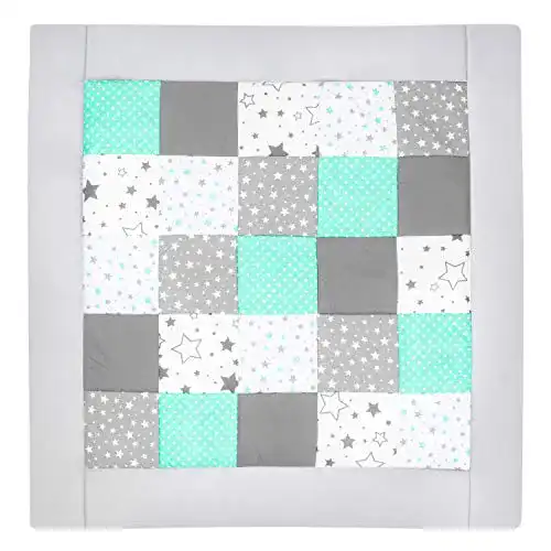 Krabbeldecke Glocal Berlin Amilian Baby Patchworkdecke