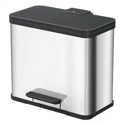 Doppel-Mülleimer Hailo Öko duo Plus L Mülltrenner 17 + 9 Liter