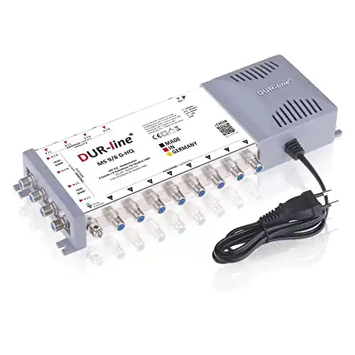 DUR-line-Multischalter DUR-line MS 9/8 G-HQ für 8 Teilnehmer/TV