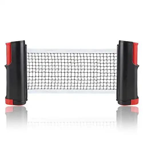 Tischtennisnetz ausziehbar INHEMING Tischtennisnetze Ausziehbar, Einziehbares Netz,Ping Pong Ersatznetz