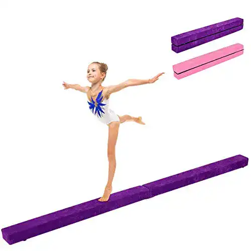 Schwebebalken für zuhause COSTWAY 210 cm Schwebebalken