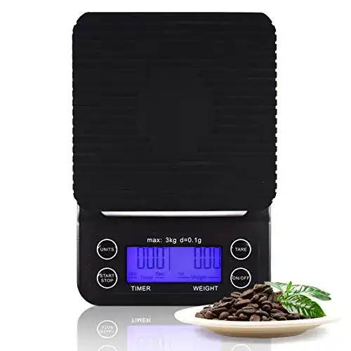 Kaffeewaage Cozy Blue Digitale mit Timer, Maximal 3 kg