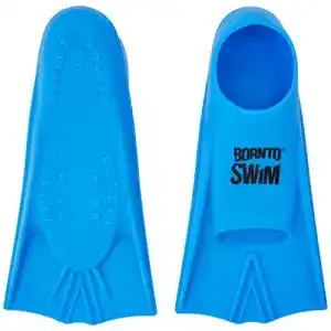 Kurzflossen BornToSwim Kinder Kurze Trainingsflossen Silikon