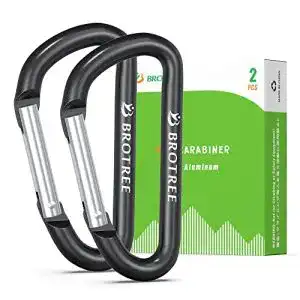 Schraubkarabiner Brotree Karabiner Mini Karabinerhaken