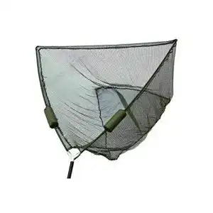 Karpfenkescher DD-Tackle 42″ (106 x 106 cm / Netztiefe 90 cm) / Raubfischkescher mit Auftriebshilfe Kescher Unterfangkescher Carp Landing Net Metall Kescherkopf Karpfen