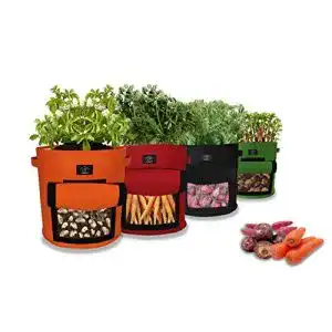 Pflanzsack Laxllent Pflanzen Tasche,Kartoffel ,Dauerhaft Beutel 4er