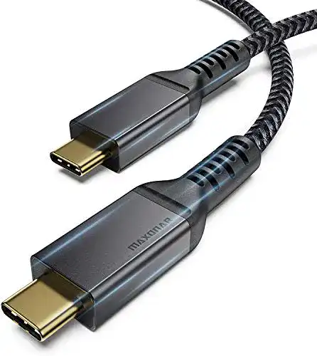 Die beste Thunderbolt-3-Kabel Maxonar Thunderbolt 3 Kabel 2m, TB3 2026 Test Bestseller Thunderbolt-3-Kabel Maxonar Thunderbolt 3 Kabel 2m, TB3