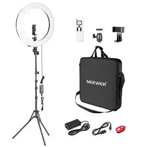 Neewer-Ringlicht Neewer 2,4G 18 Zoll LED Ringlicht, Bi-Color