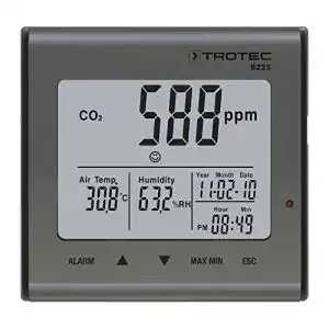 CO2-Melder TROTEC 3510205014 BZ25 CO2-Luftqualitätsmonitor