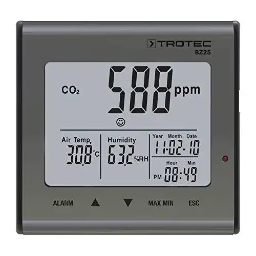 Die beste CO2-Melder TROTEC 3510205014 BZ25 CO2-Luftqualitätsmonitor 2026 Test Bestseller CO2-Melder TROTEC 3510205014 BZ25 CO2-Luftqualitätsmonitor